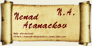 Nenad Atanackov vizit kartica